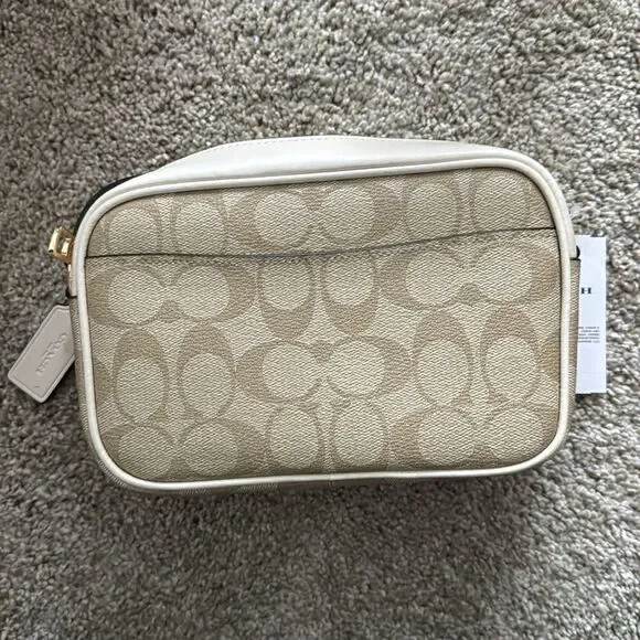 NWT COACH MINI JAMIE CROSSBODY BAG SIGNATURE CANVAS - Picture 2 of 5